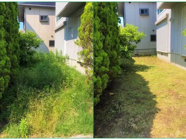 【お庭ケアサービス】空地・お庭・斜面・駐車場の草刈りはお任せください！サービスの画像