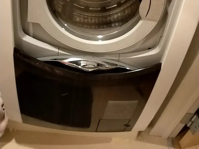 重たい洗濯機 設置 おまかせくださいサービスの画像