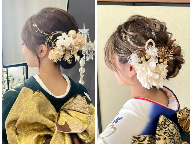 《ヘアメイクと着付け同時施術OK》◎現役ブライダル美容師◎