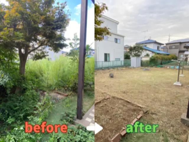 空き家・ご実家お任せ下さい！不動産管理者の安心草刈りサービスサービスの画像