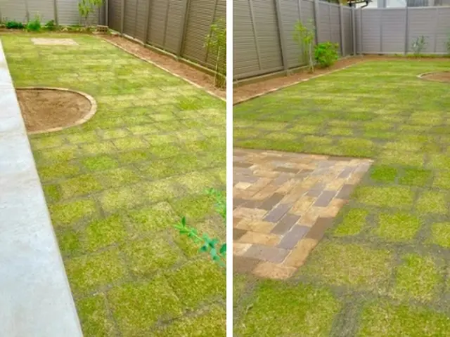 お庭造り【生芝】サービスの画像