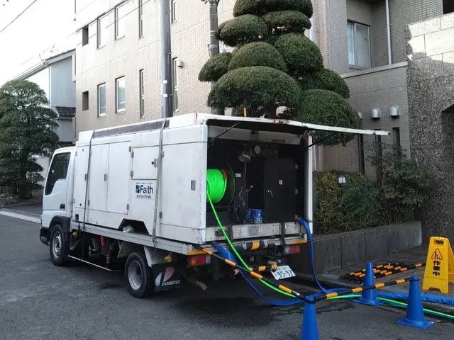 詰まる前に排水管洗浄！！サービスの画像