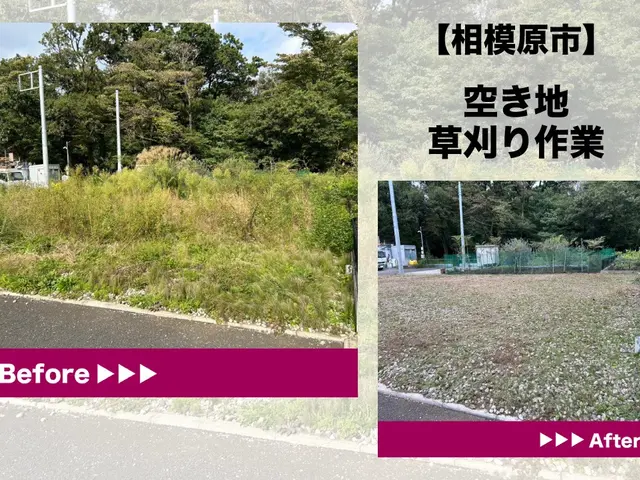 有資格者が迅速丁寧な作業でお客様のお庭を綺麗に草刈りいたします！サービスの画像