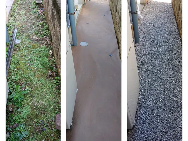 【活緑】防草シート工事☆一級造園技能士にお任せを！合わせて砂利敷きも承ります！サービスの画像