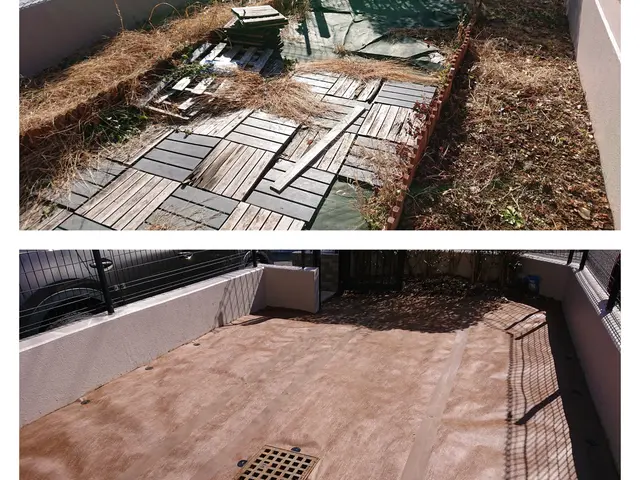 【活緑】防草シート工事☆一級造園技能士にお任せを！合わせて砂利敷きも承ります！サービスの画像