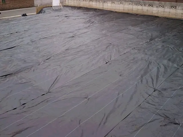 【活緑】防草シート工事☆一級造園技能士にお任せを！合わせて砂利敷きも承ります！サービスの画像