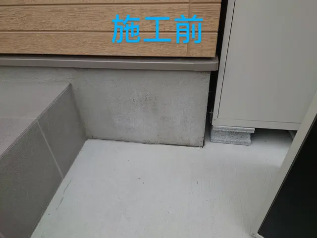 バイク等の盗難防止に！土間コンクリート等へのアンカー打ち込み作業！サービスの画像