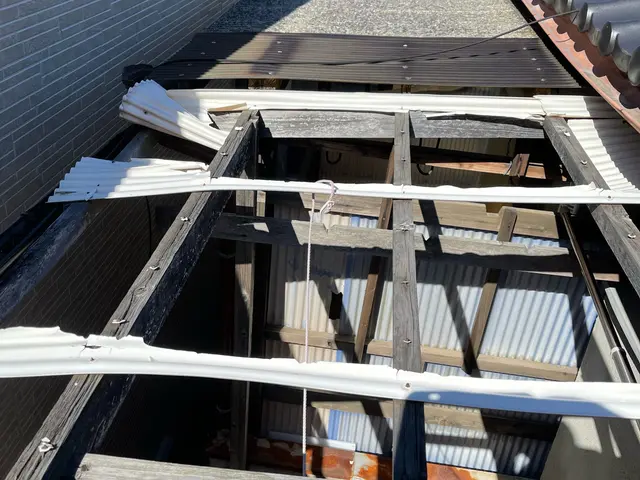 ◎波板専門店•作業外注無•大阪板金組合員◎カーポート・ベランダも喜んで作業しますサービスの画像