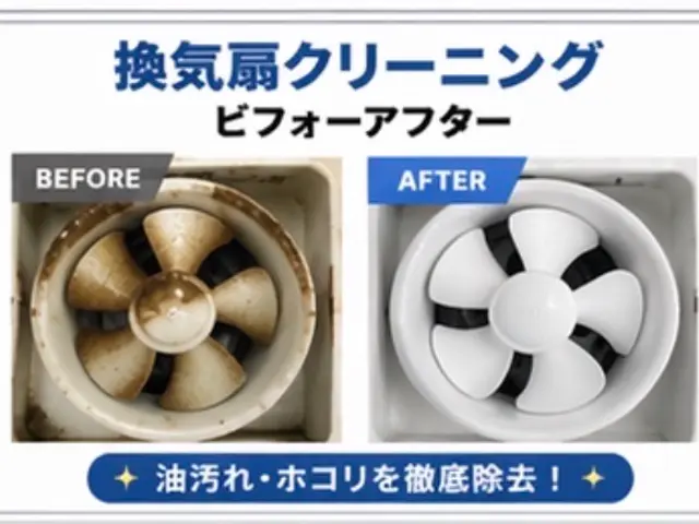 《丁寧作業で安心》換気扇の油汚れしっかり落とします！サービスの画像