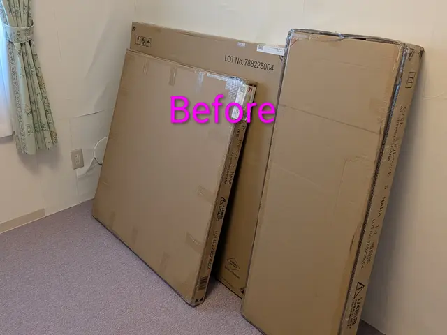 ネット通販で買った家具を店長自ら組み立てますサービスの画像