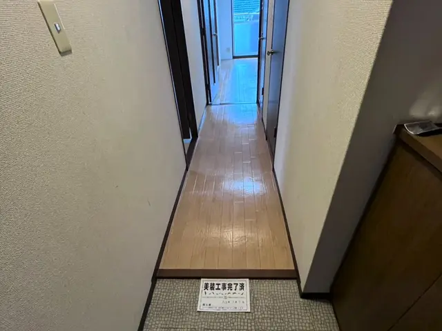 退去後の現状回復は任せてください！ツルっとピカピカ仕上げ！サービスの画像