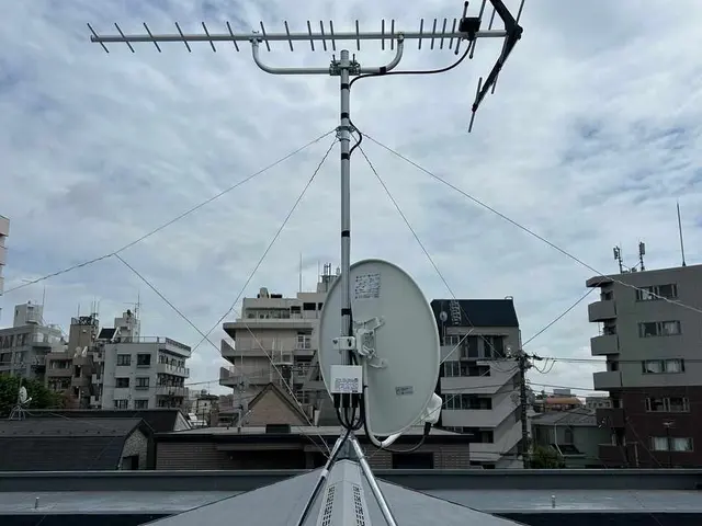 アンテナ総工事件数1万6000件突破！8年間の作業＋機器保証も！現地カード決済◯サービスの画像