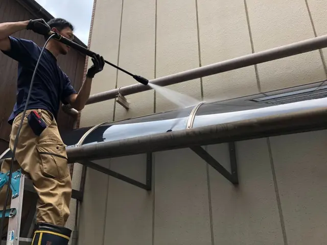 【カーポート洗浄】鳥のフンや落ち葉、高所で作業が難しい場所もお任せ下さい！サービスの画像