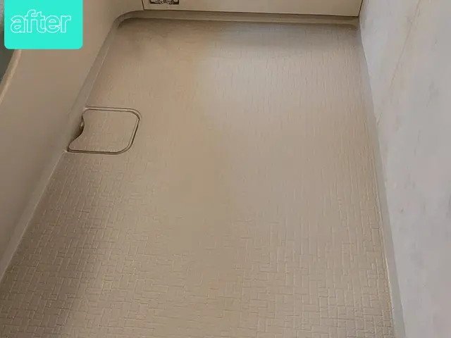 冷たくない！滑らない！約半日で優しい床へ　床材は当店でもご用意できますサービスの画像