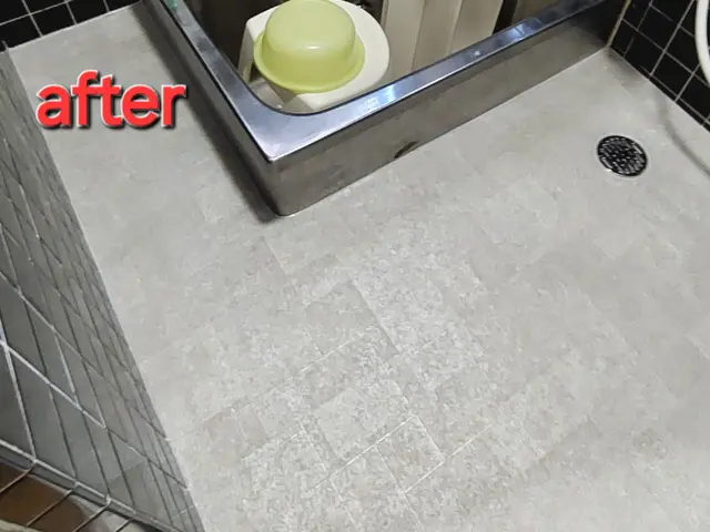 冷たくない！滑らない！約半日で優しい床へ　床材は当店でもご用意できますサービスの画像