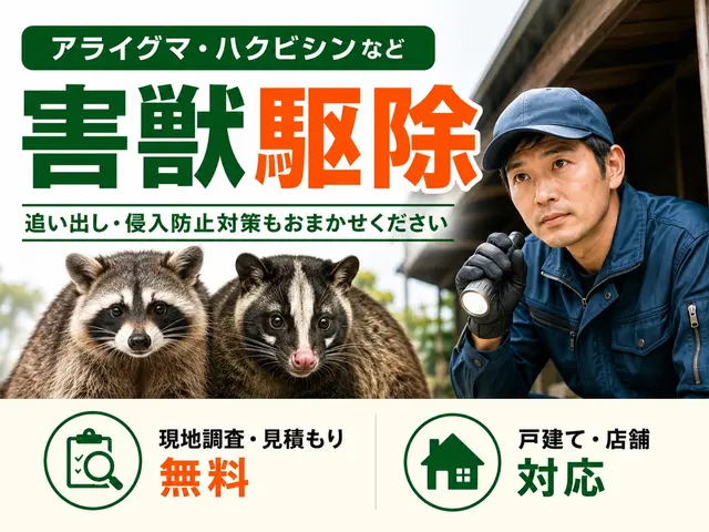 【担当案件数1万件以上】大手消毒会社に10年在籍／即日対応も可／見積り調査無料！サービスの画像