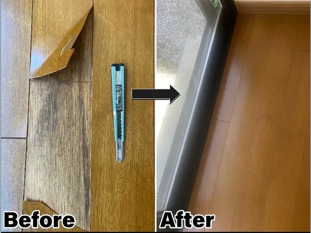 女性店長自らが補修対応します。大手ハウスメーカーや中古物件も多数経験有り。サービスの画像