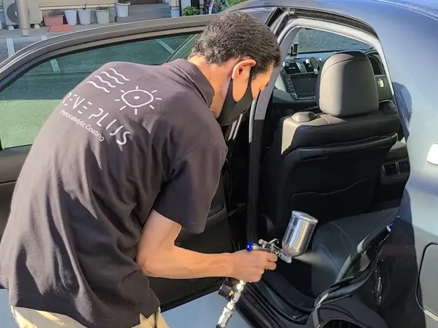 次世代型ハイブリッド光触媒☆除菌・抗ウイルス・消臭・防カビ・防虫効果は5年持続☆サービスの画像