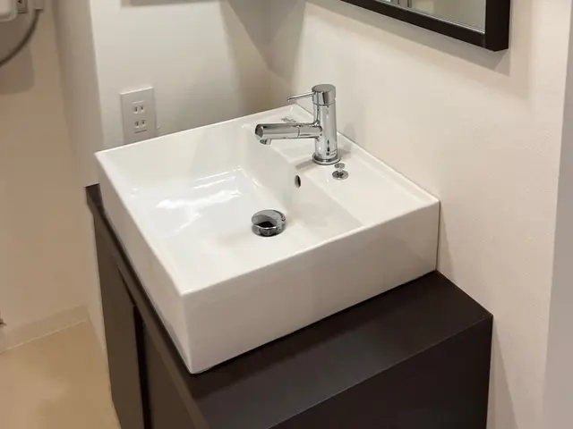 洗面台交換いたします。サービスの画像