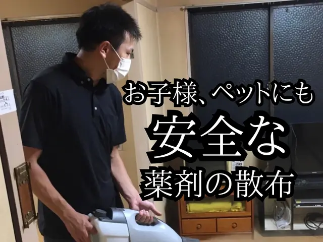 しつこさではコウモリに負けません！いなくなるまで付き合います。サービスの画像