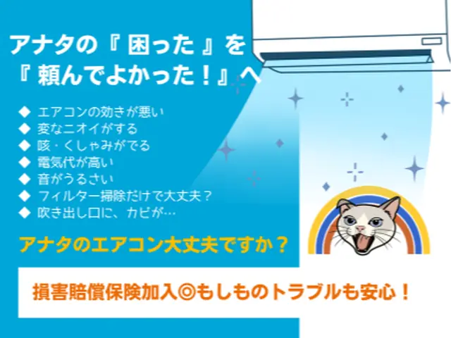 ◆猛暑キャンペーン中◆お子様・ペットにも安心エコ洗浄★古いエアコンOK◎賠償保険サービスの画像