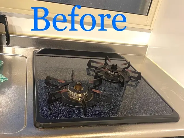 ガス機器設置スペシャリスト資格者がコンロ交換致しますので安心！レンジフードも可！サービスの画像