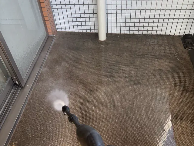 気になる黒カビや砂汚れ、ホコリも綺麗に全て洗い流します！サービスの画像