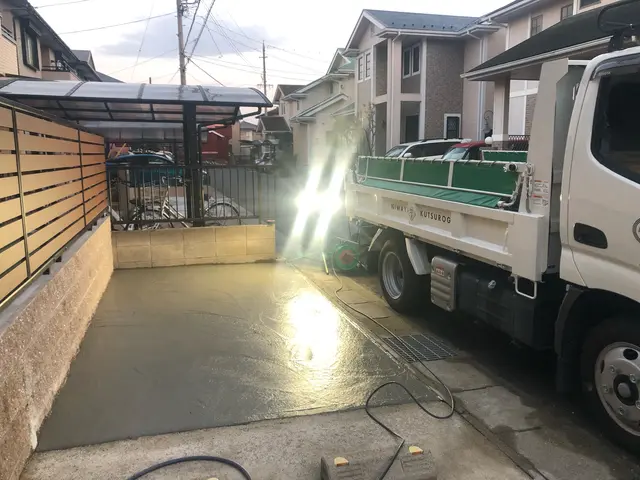 お庭→駐車場作り替えれます！庭屋寛(くつろぎ)くらマアワード口コミ賞頂きました！サービスの画像