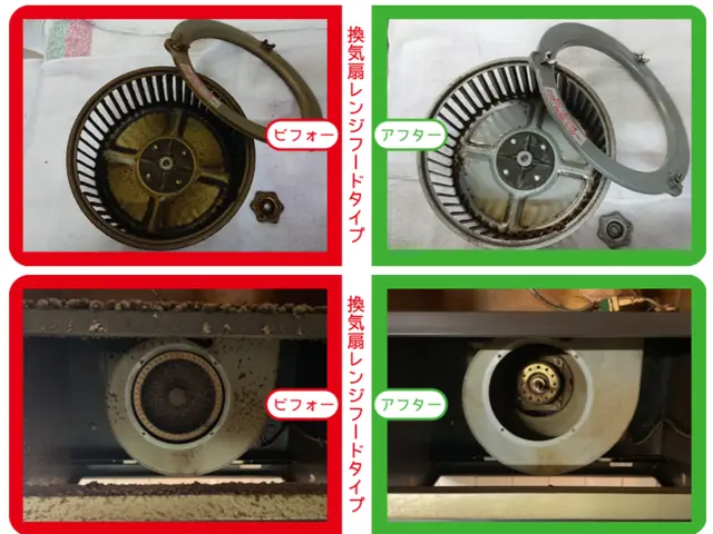 分解洗浄で内部の油汚れまでピカピカに！作業だけでなく接客もご満足頂けます♪サービスの画像