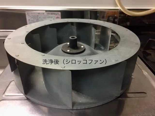 つけ置き洗浄で汚れスッキリ！レンジフードまわりの壁洗浄無料！店長がご訪問(^^♪サービスの画像