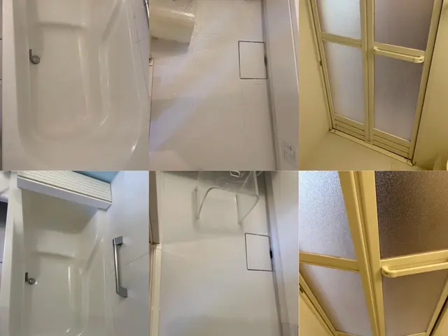 湯垢、石ケンかす、皮脂汚れ、カビの汚れなど手に負えないところをキレイにします！サービスの画像