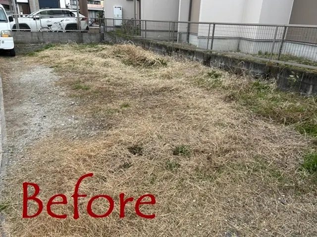 迅速丁寧！　庭師クオリティの草刈りです！サービスの画像