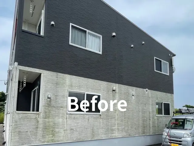 【苔、黒ずみ、火山灰の除去 お任せください】独自洗剤で驚きの仕上がり！サービスの画像