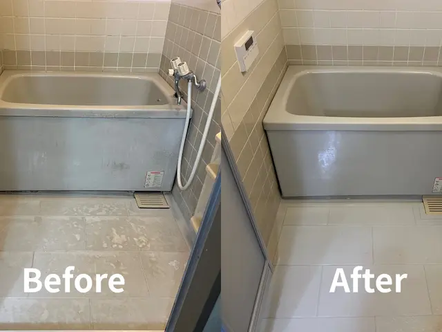 浴室 ＋ レンジフード｜基本２名以上体制で高品質仕上げサービスの画像