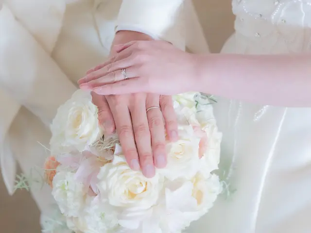 式場でのウェディングの写真撮ります！