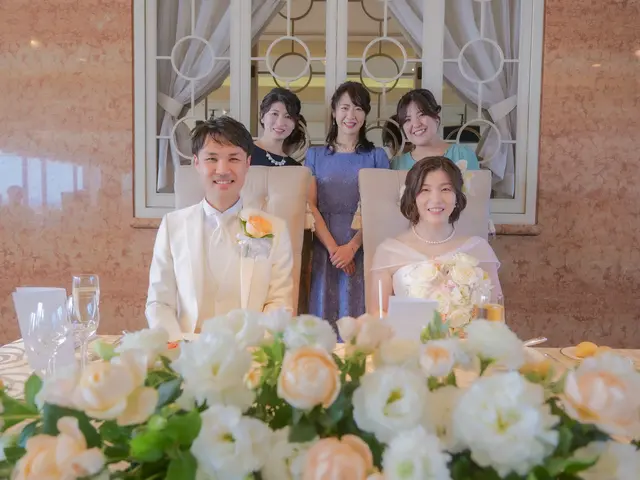 式場でのウェディングの写真撮ります！