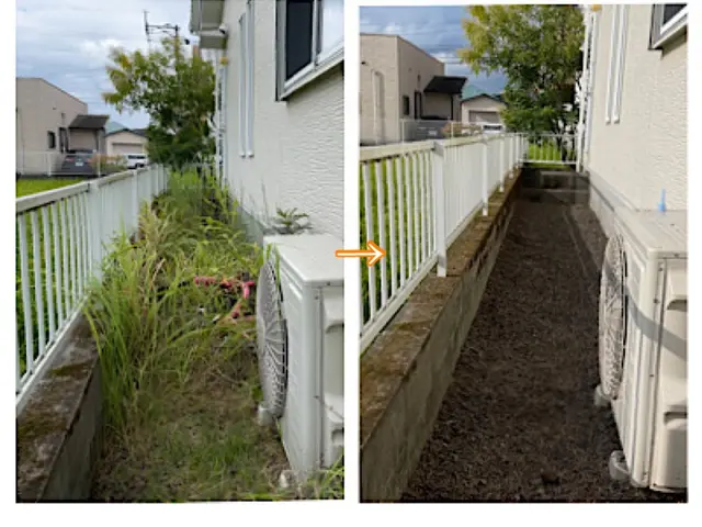 草むしり（手作業）【損害保険加入済みで安心◎】営業時間外のご相談も受付可能です！サービスの画像