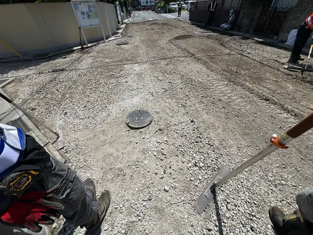 ☆お客様の理想をカタチに☆プロが手掛ける綺麗な砂利敷きを施行致します！サービスの画像