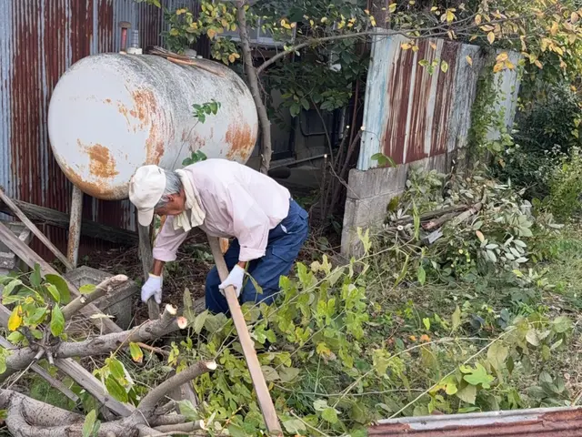 作業外注なし！お客様に寄り添う安心の自社スタッフによる丁寧な作業をお約束します！サービスの画像