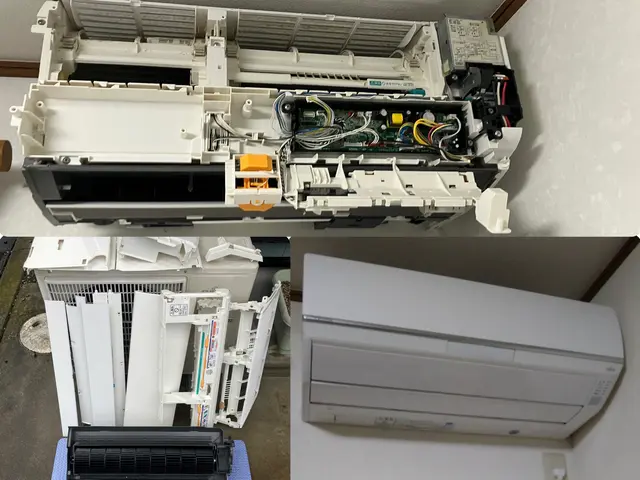 ドレンパン、送風ファン外して洗浄可能です！臭い、汚れもスッキりいたします！サービスの画像