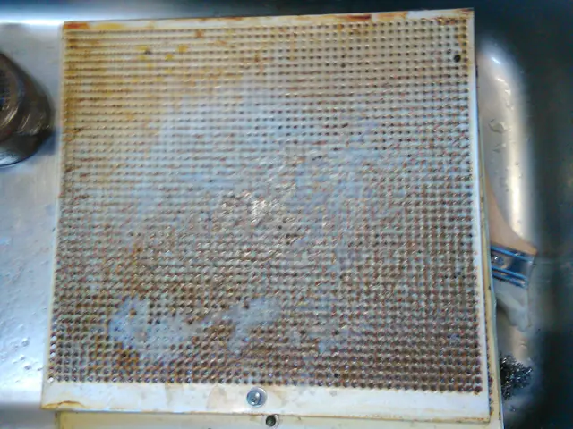 換気扇のお掃除です。サービスの画像