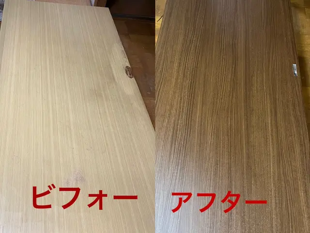 古い建具が新品のように蘇る！ダイノックシート施工／低コストで高級感アップサービスの画像