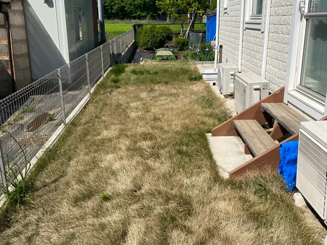 驚きの仕上がり！実績1000件以上！お庭、建築予定地、空き地の草刈大歓迎！サービスの画像