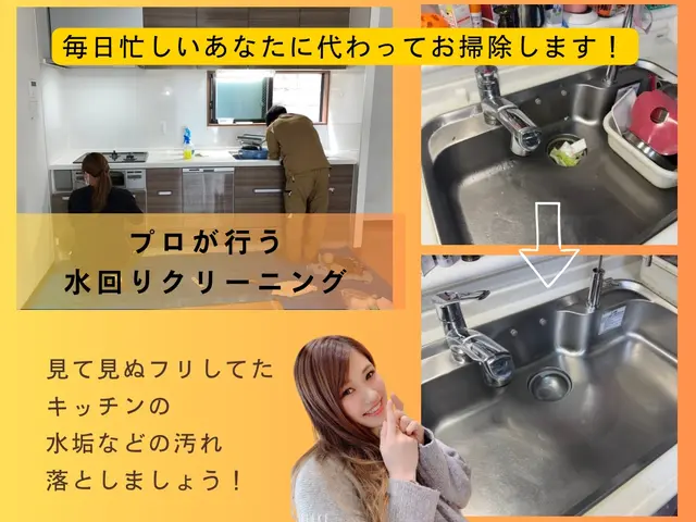【水回りピカピカ3点セット】大掃除にピッタリ！サービスの画像