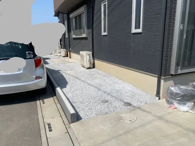 砂利を敷きたいという方はお気軽にご相談下さい◎若い力で心を込めて作業致します！サービスの画像