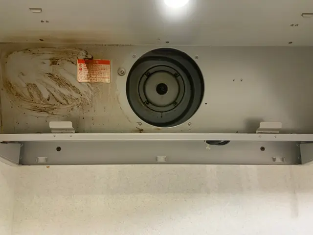 ★汚れをお見せします★目で見てわかる換気扇クリーニングは当店だけ！！サービスの画像