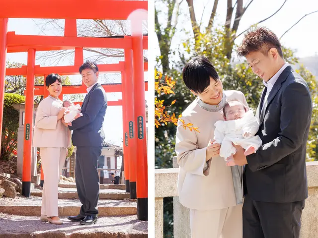 新しい家族の大切なお祝い♡笑顔と祝福に包まれる特別な日☆思い出の一枚を