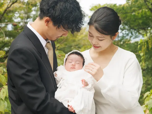 新しい家族の大切なお祝い♡思い出の一枚をサービスの画像