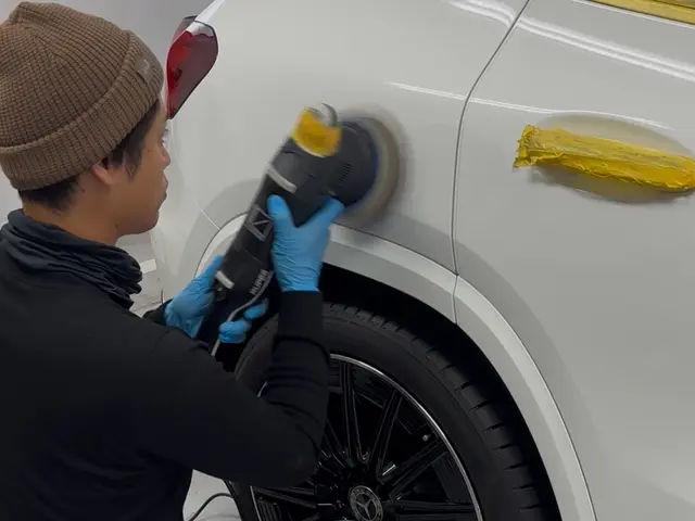 フロントガラス撥水サービス！視界も良好安心ドライブ！満足間違いなし！サービスの画像