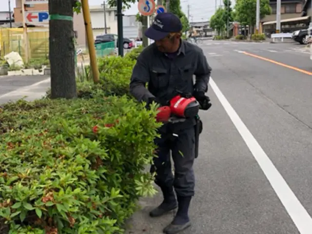 愛知県全域対応できます　　2級造園施工管理技士所得　お庭のお手入れから掃除までサービスの画像